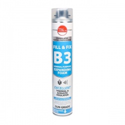 Timco Fill & Fix Expanding PU Foam - B3 - Gun Grade 750ml